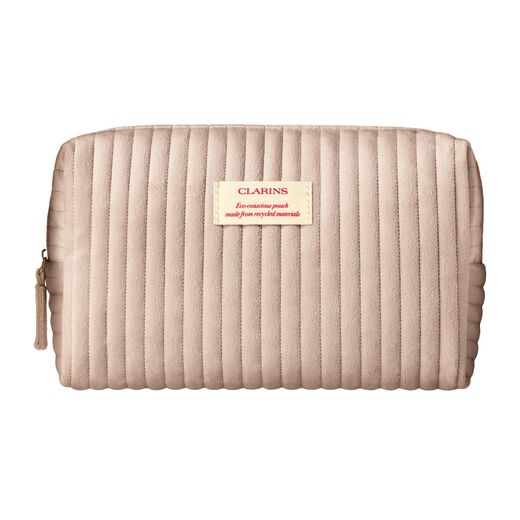 Clarins Beige Baguette Purse
