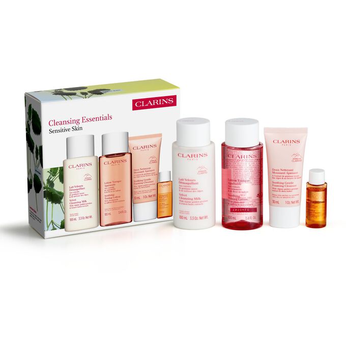 مجموعة تنظيف الوجه - بشرة حساسة