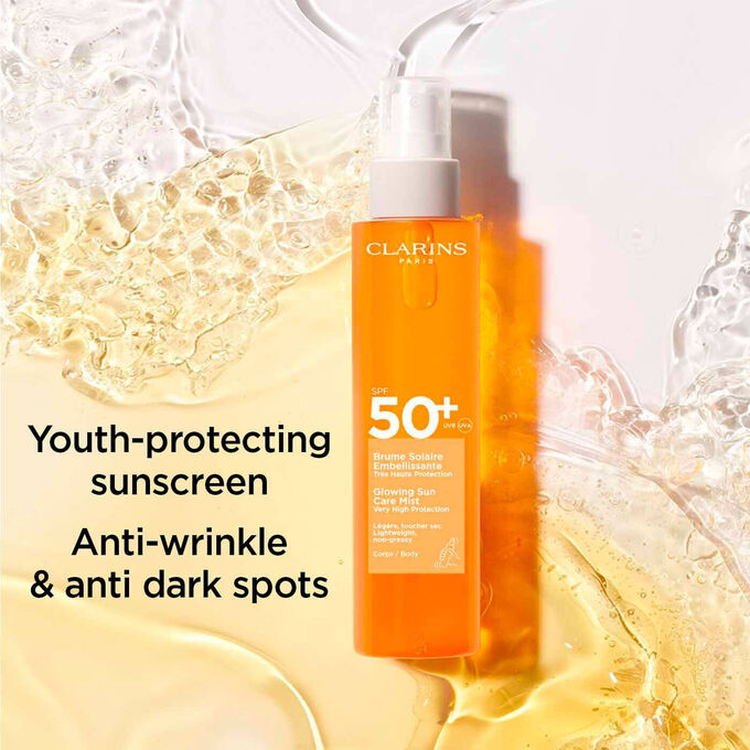 Body Sunscreen Mist SPF50+ &ndash; Glow &amp; Very High Protection