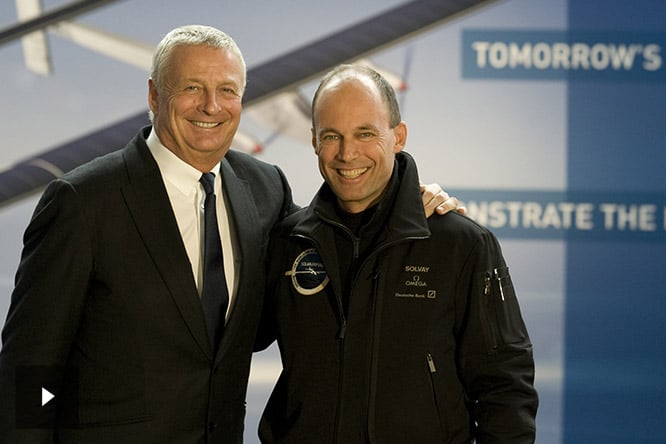 Christian Courtin-Clarins and Bertrand Piccard.