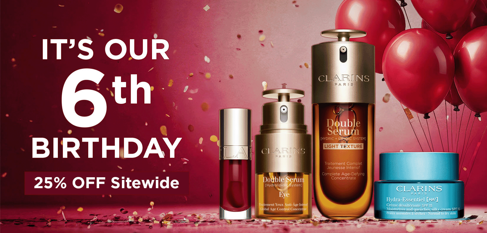 Clarins Anniversary Gift Offer