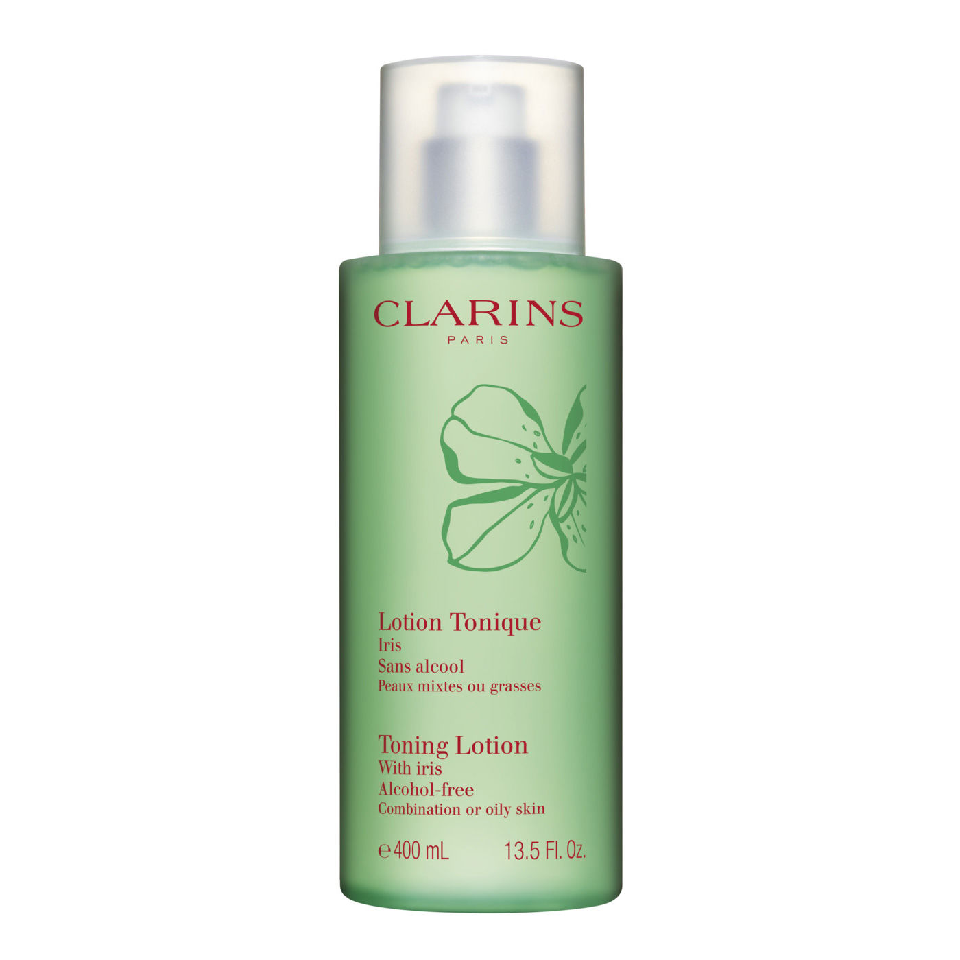 toning lotion with iris